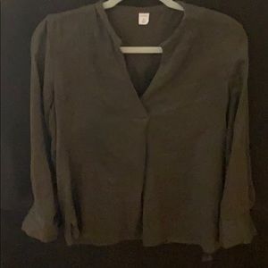 Army Green 3/4 Sleeve Shirt